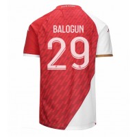 AS Monaco Folarin Balogun #29 Domaci Dres 2023-24 Kratak Rukav